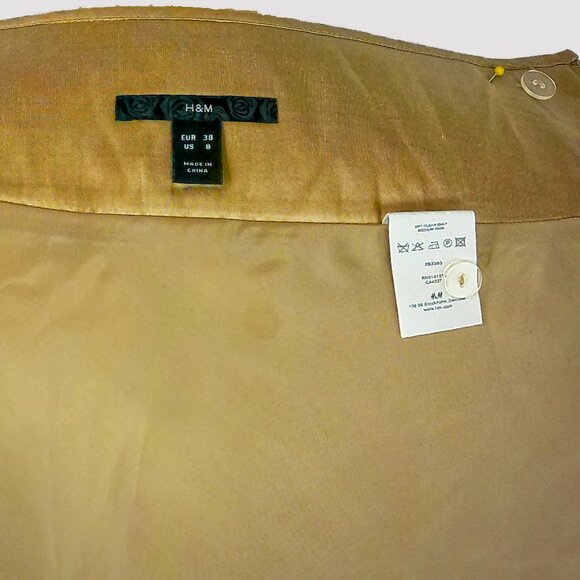 H&M Silk Flare Embroidery Skirt - Picture 3 of 3